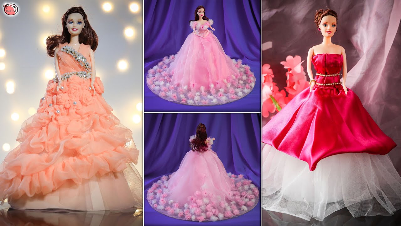 Fancy Dresses!!.. DIY Doll Decoration | DIY Room Decor Projects