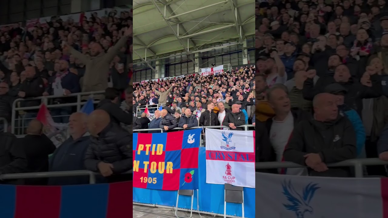 Crystal Palace fans did a great job in Lublin 🔥🔥🔥. #football #ultras