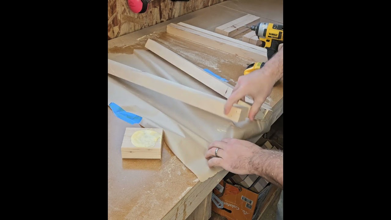 This is how we put legs together. #usa #woodworking #homeworkshop #diy #craft #wood #build