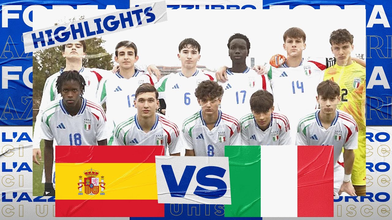 Highlights: Spagna-Italia 3-2 | Under 15 | Amichevole