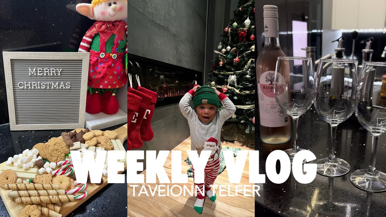 WEEKLY VLOG| MY CHAOTIC CHRISTMAS EXPERIENCE + SLUMBER PARTY + GIFT SHOPPING | TAVEIONN TELFER
