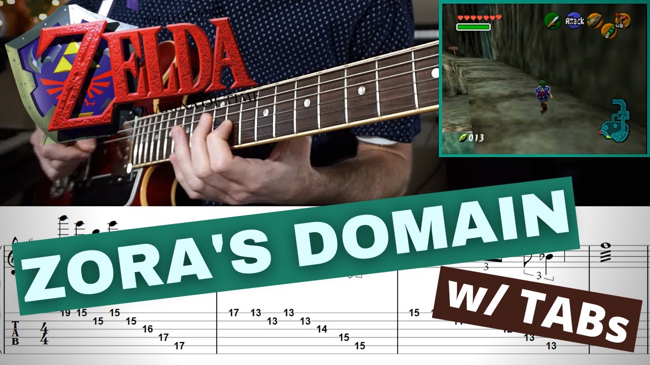 Zelda - Zora's Domain (Ocarina of Time) Smooth Jazz Guitar Cover w/ TABs