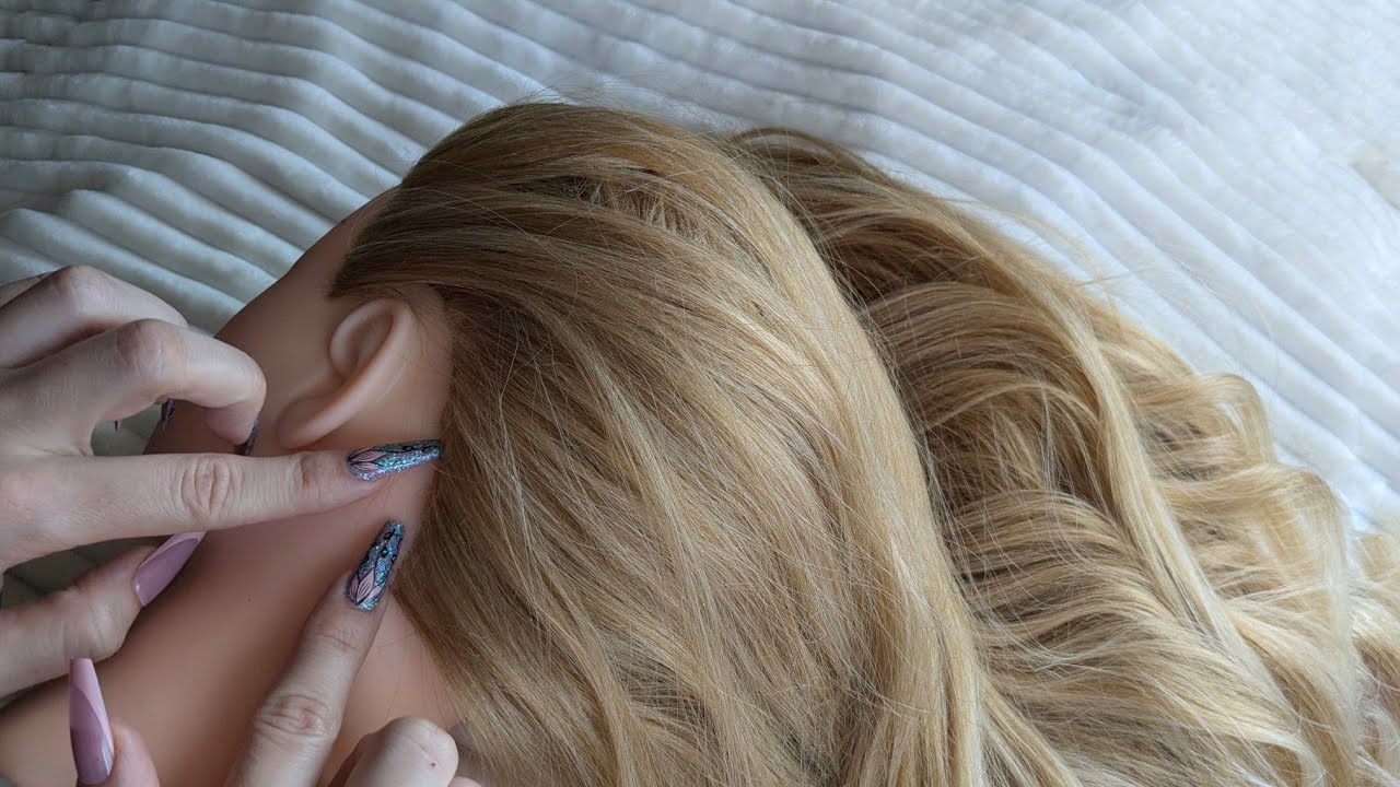 ASMR Hairline Scratching, Neck Tracing | No Talking |