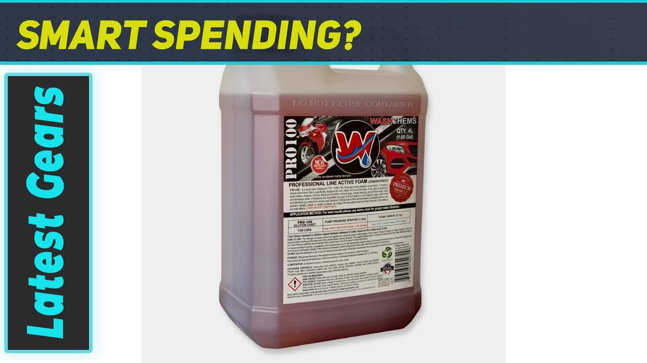 Wash Chems Pro 100: The Ultimate Heavy-Duty Car Wash Solution!