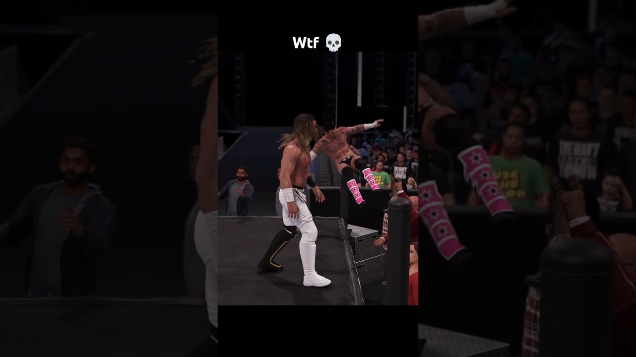 WWE 2K25 - Wtf Moments in Underground Match #wtf #wwe2k25 #wwe #cmpunk #sethrollins #shorts