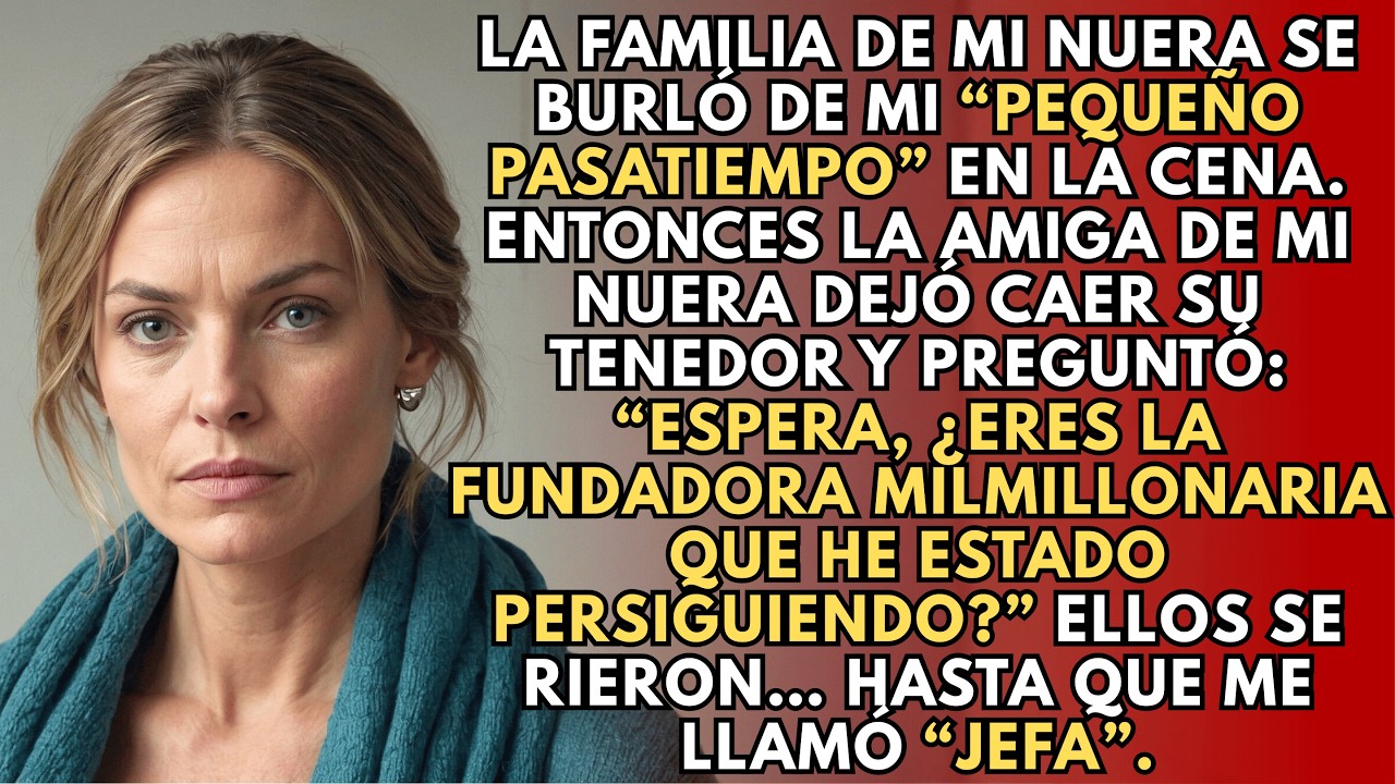 La Familia De Mi Nuera Se Burló De Mi “Pasatiempo”. No Sabían Que Soy La Directora Que Admiran