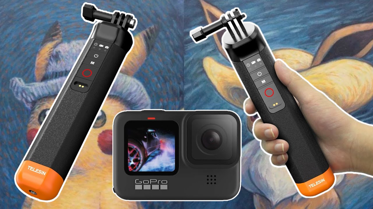 Best GoPro Hand Grip with Remote - TELESIN