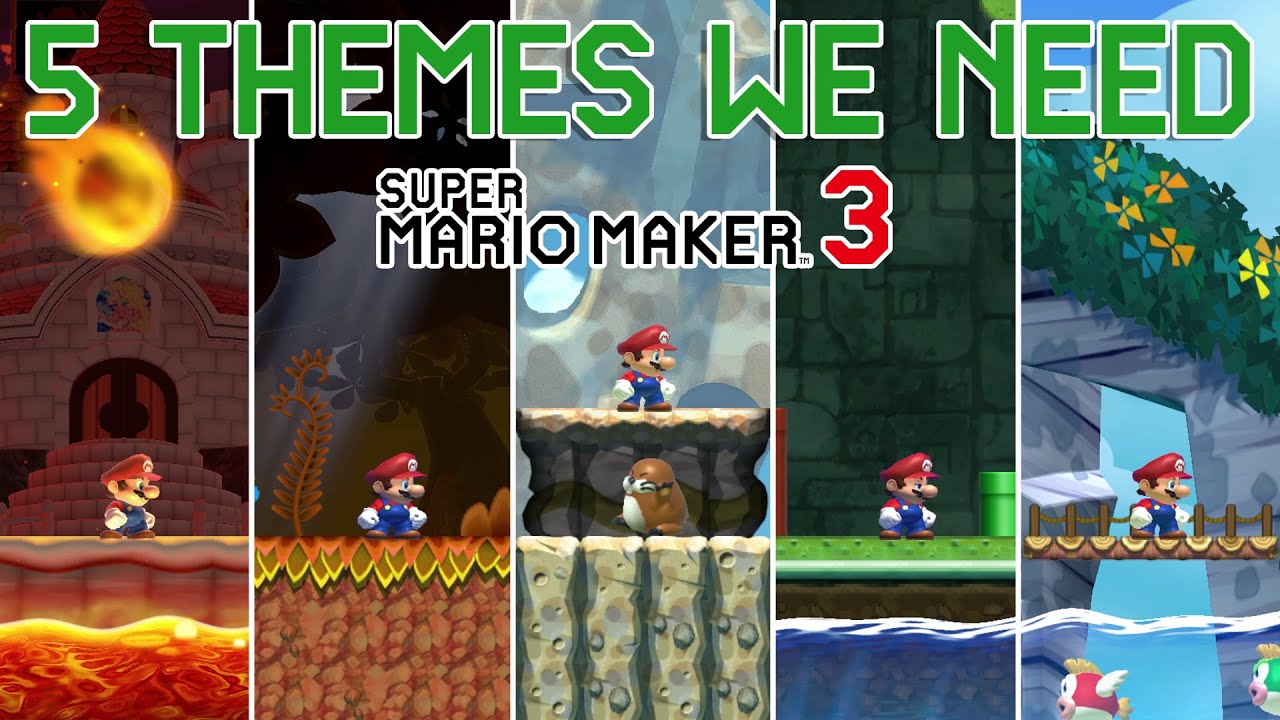 5 Themes We Need for Super Mario Maker 3