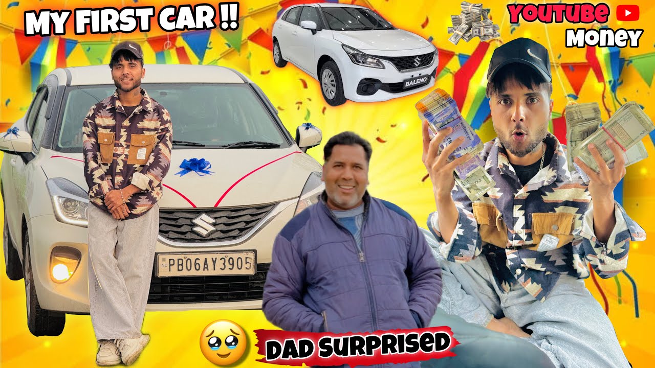 FINALLY BOUGHT MY NEW CAR🚗 From YouTube Money ?💰🤑 || Mom-Dad Surprised😍