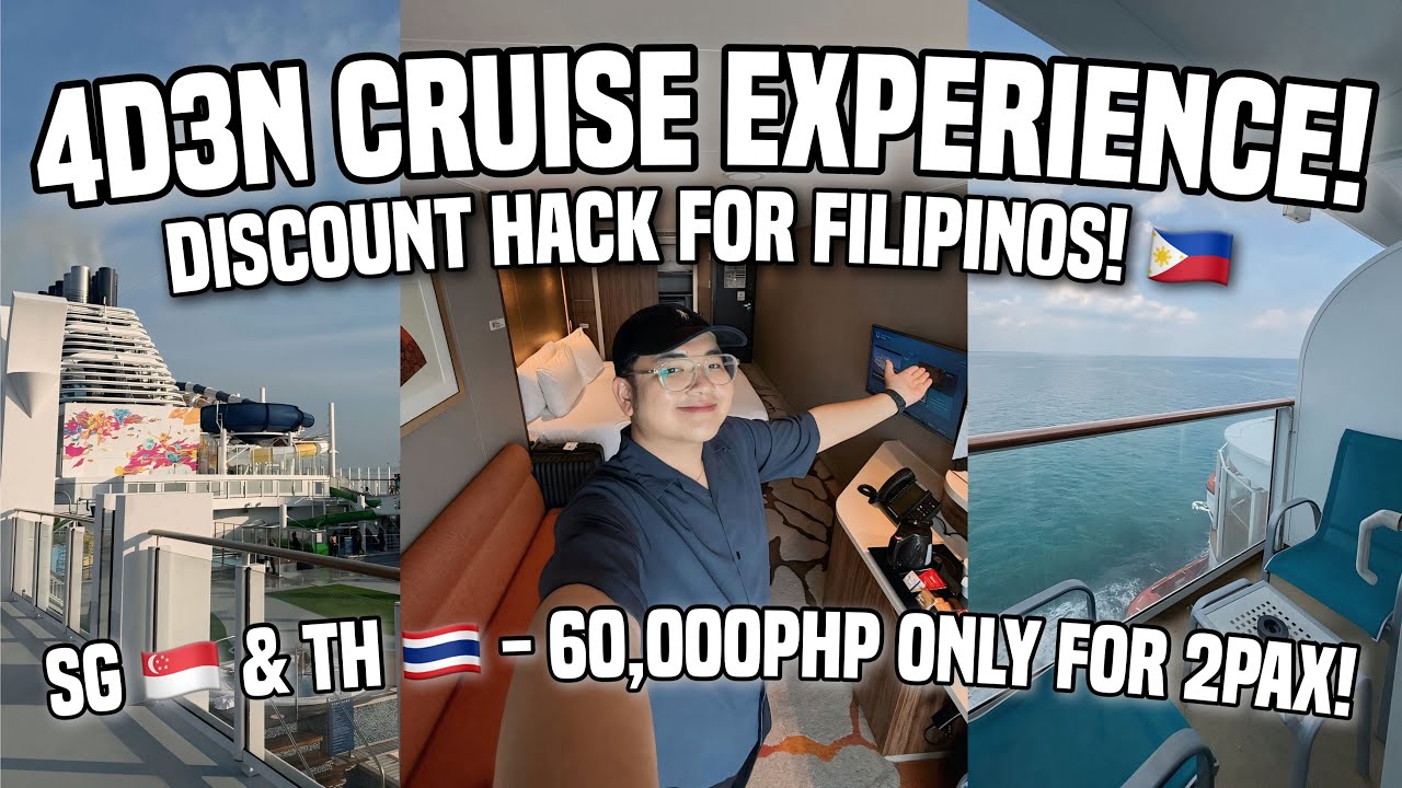 4-DAY CRUISE EXPERIENCE: DISCOUNT HACK FOR FILIPINOS! 🇵🇭 | Ivan de Guzman