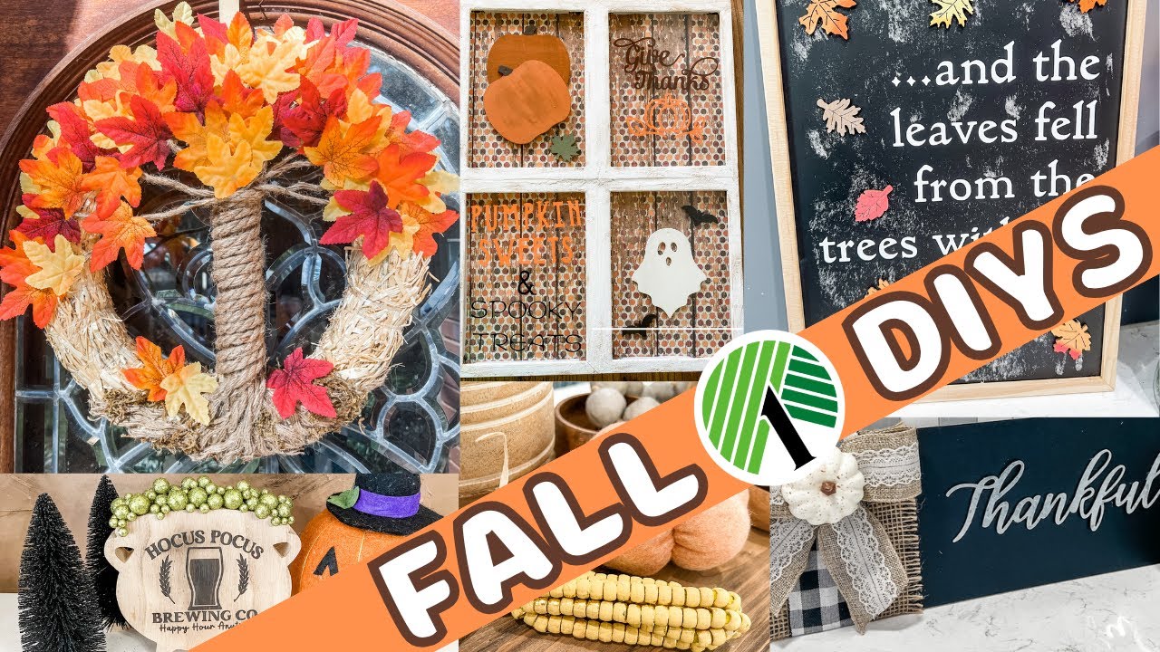 🍁 GRAB Some DOLLAR TREE Leaves And Make a GORGEOUS WREATH!  COZY Fall DIYS
