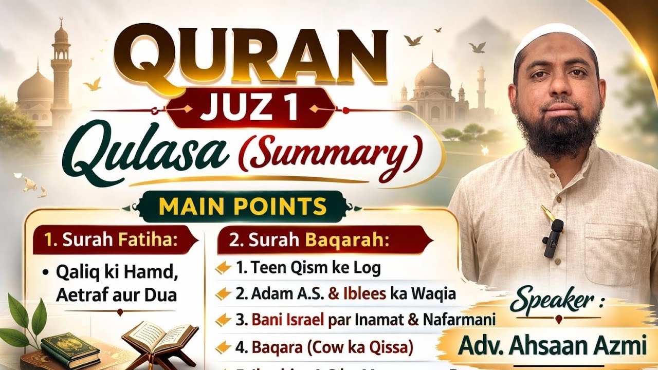 Quran Summary Juz 1.