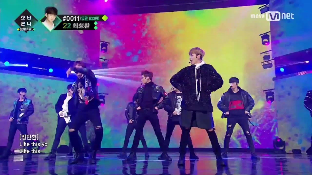 (nearly) 15 minutes of Boys24 Hocheol dancing to girl groups songs