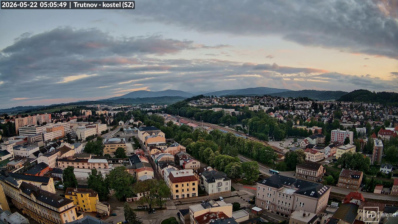 Trutnovský kostel - SZ směr | Live Webcam