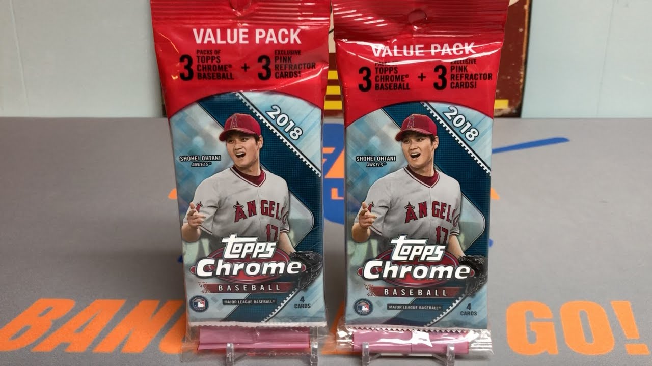 2018 Topps Chrome Value Pack Rip - Big Rookie Refractor!!