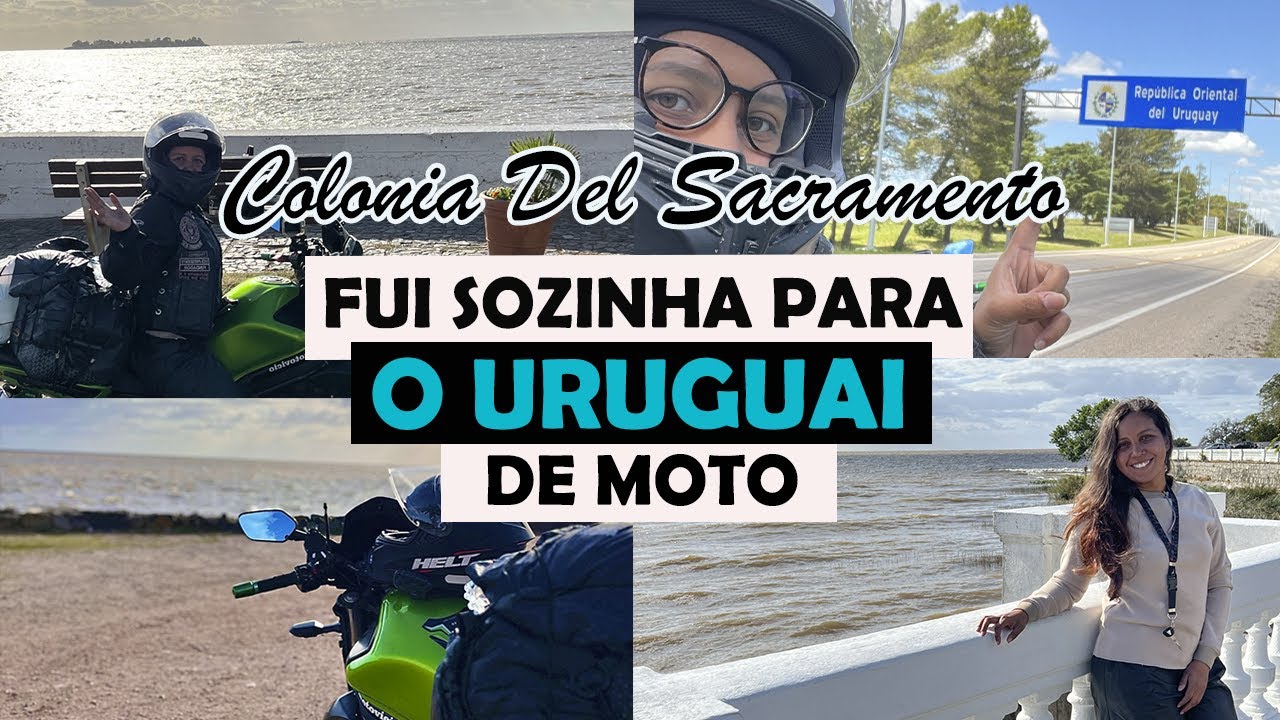 Colonia Del Sacramento - Viagem de moto sozinha pelo Uruguai