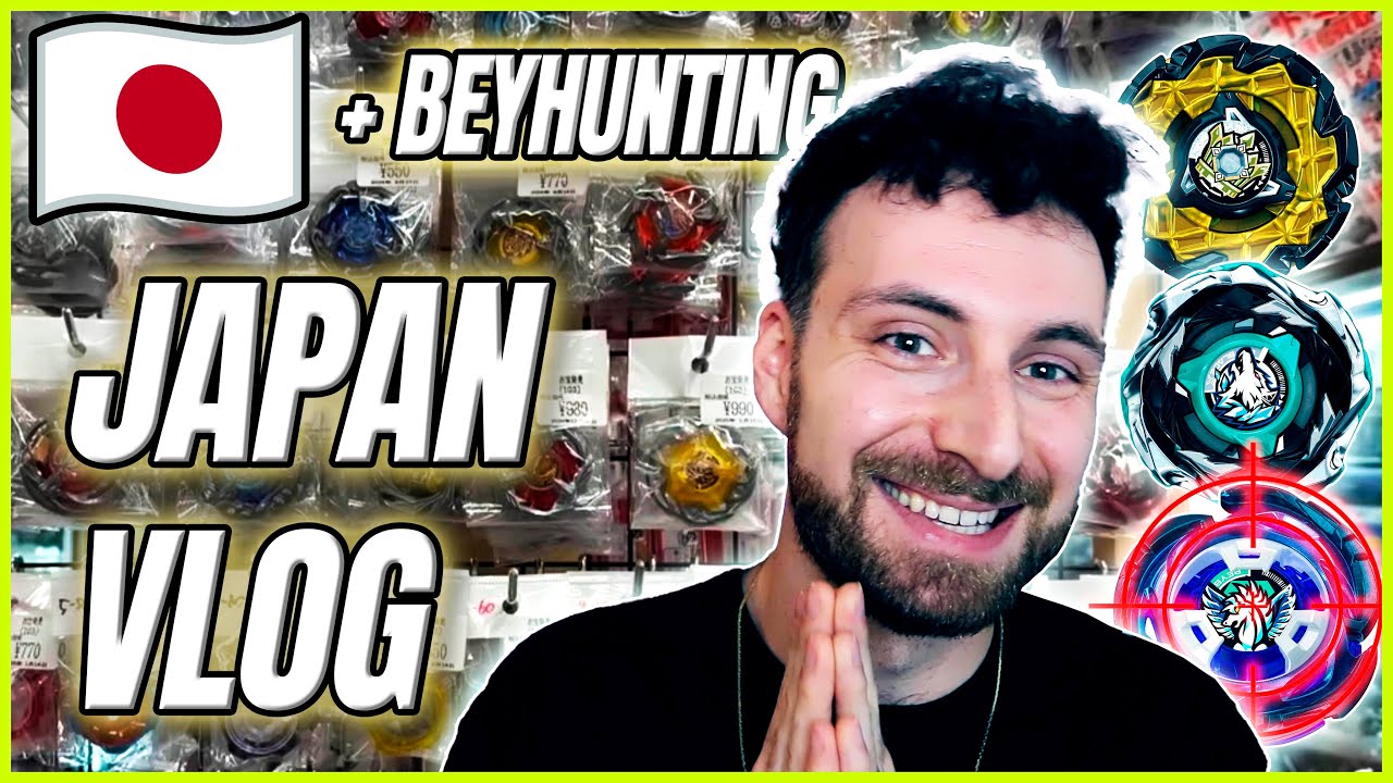 I found INSANE BEYBLADES in JAPAN! (beyhunting travel vlog)