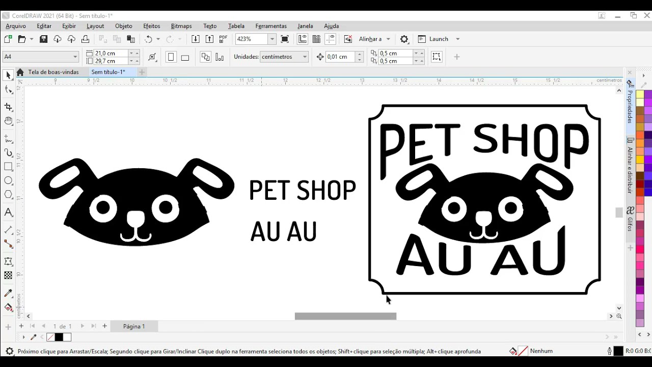 Como fazer carimbo com CorelDRAW
