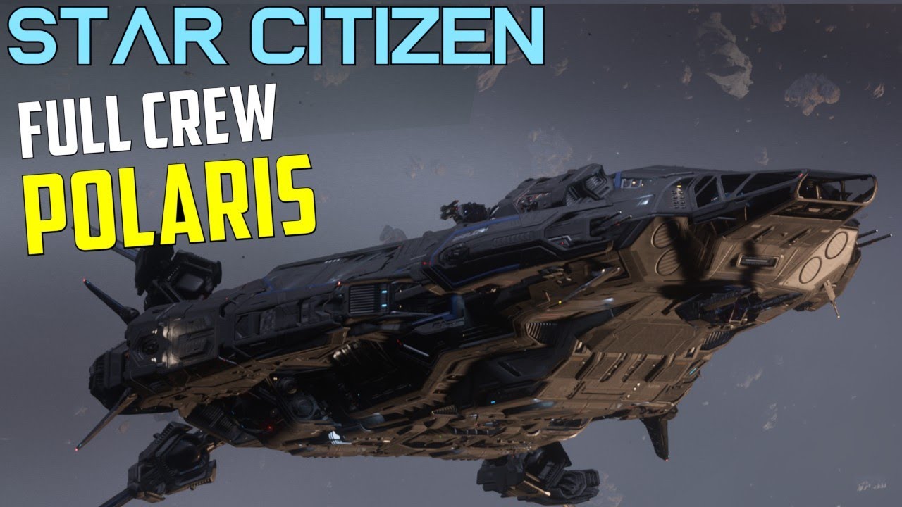 The RSI POLARIS - Taking on an IDRIS during SAVE STANTON - Star Citizen 3.24.3 PTU Multi-Crew