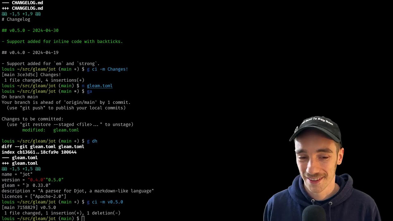 Parsing djot/markdown in Gleam