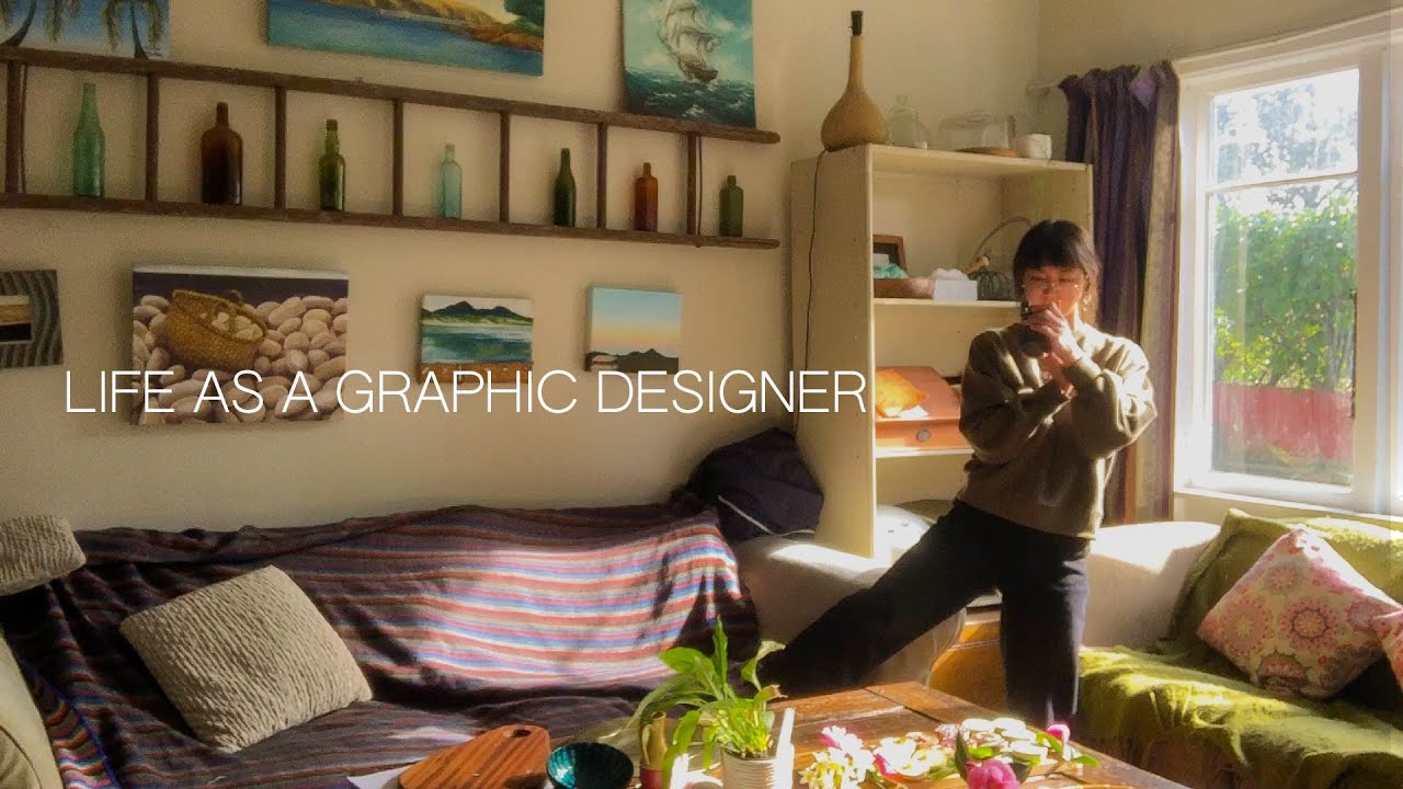 A day in the life of an Introverted Japanese Graphic Designer (2) | デザイナー日記