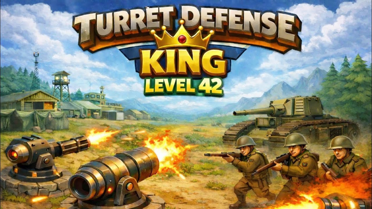 Turret Defense King level 42 walkthrough (Easy Win)