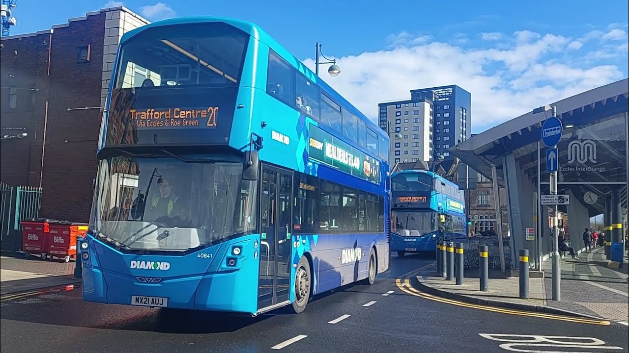 Buses in Eccles: 23/03/2023