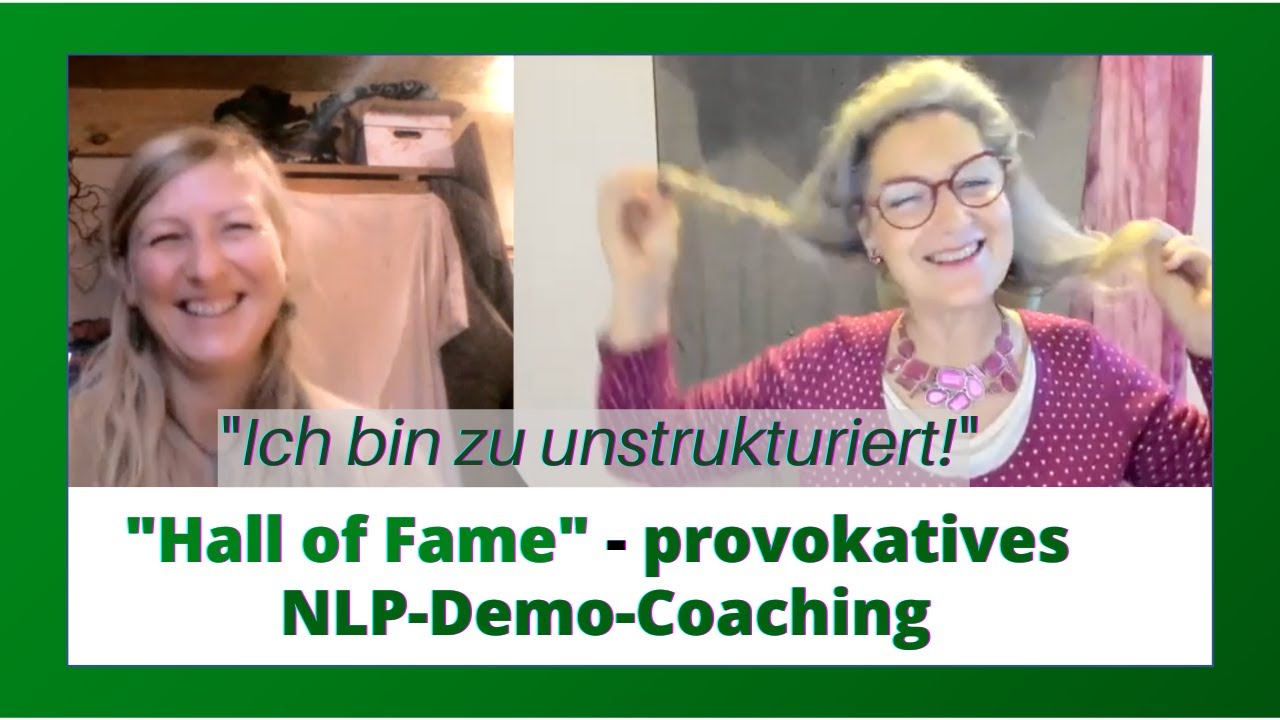 Hall of Fame - NLP Demo mit Mentor-Technik und provokativem Stil!