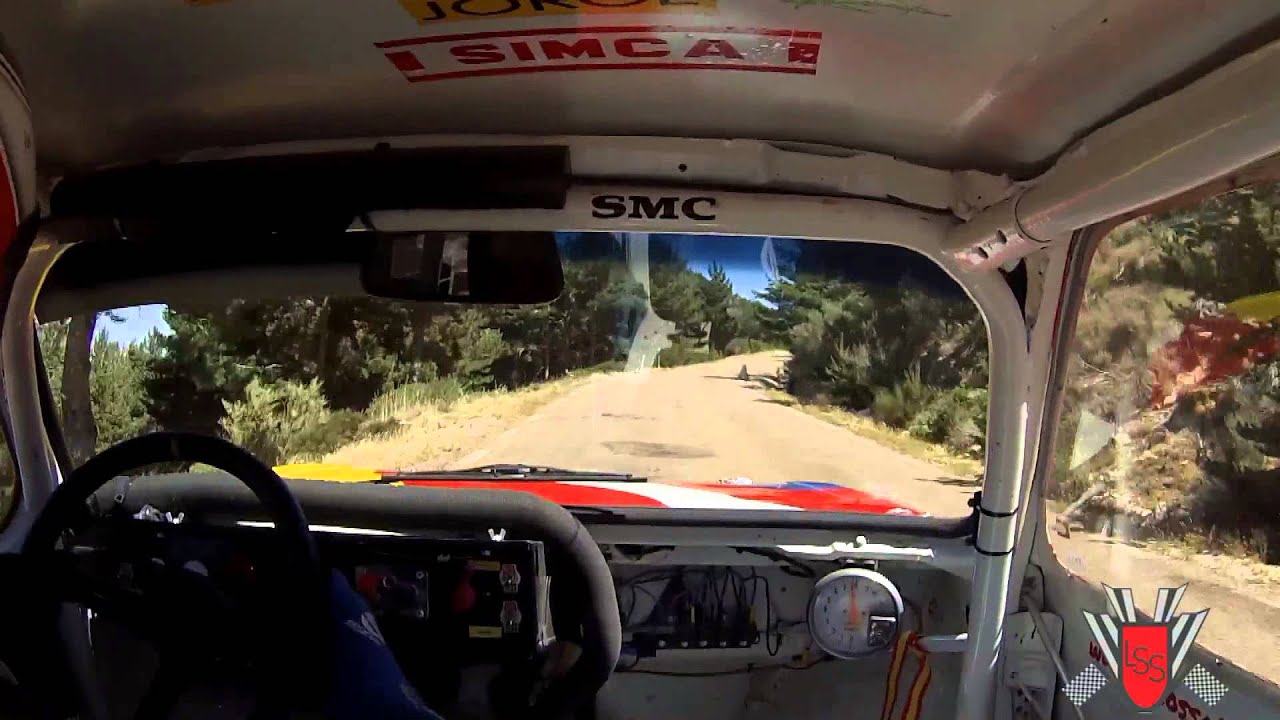 On-board Simca 1000 Rallye 3 - Jorge López - Subida Candelario 2014
