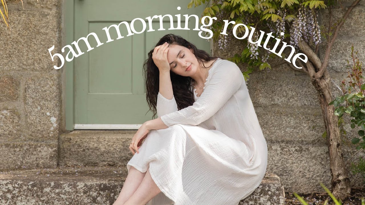 MY PRODUCTIVE 5AM MORNING ROUTINE (yes it's hard but yes it's worth it)