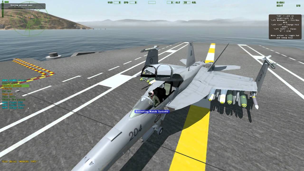 Arma 2 - USS Nimitz & F/A-18 Tutorial