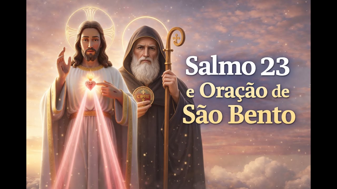 Salmo 23 e Oração de São Bento - Consolo e Proteção para sua família agora.