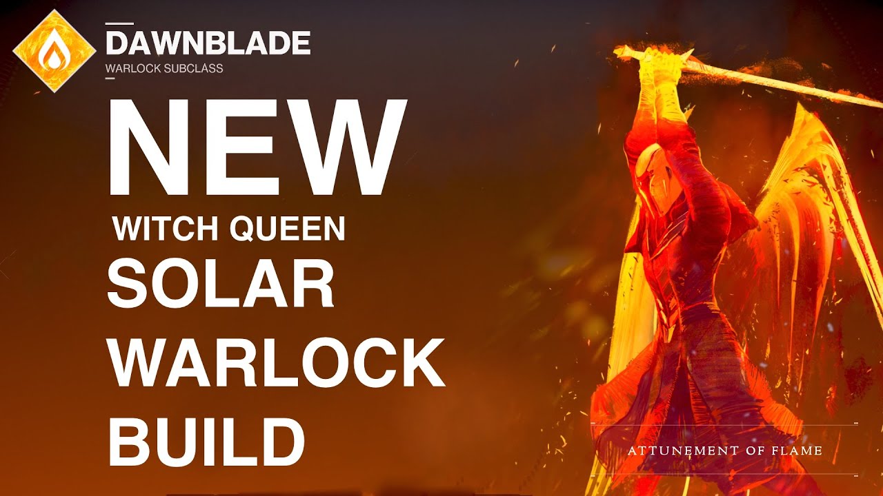 NEW Witch Queen Warlock Solar Build - near infinite grenades!!