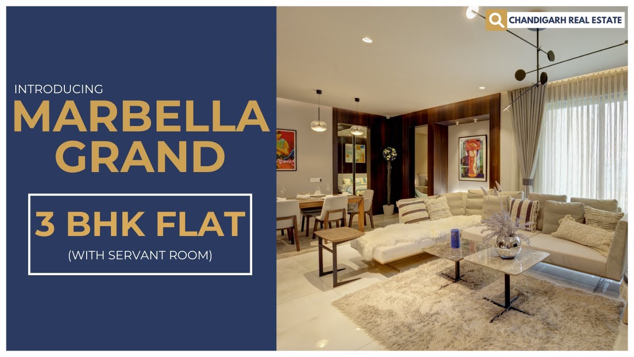 Luxurious Project on Airport Road | Marbella Grand 3BHK Walkthrough | Chandigarh Real Estate