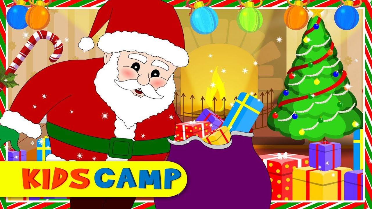 Up on the Housetop Christmas Song | Nursery Rhymes And Kids Songs by KidsCamp