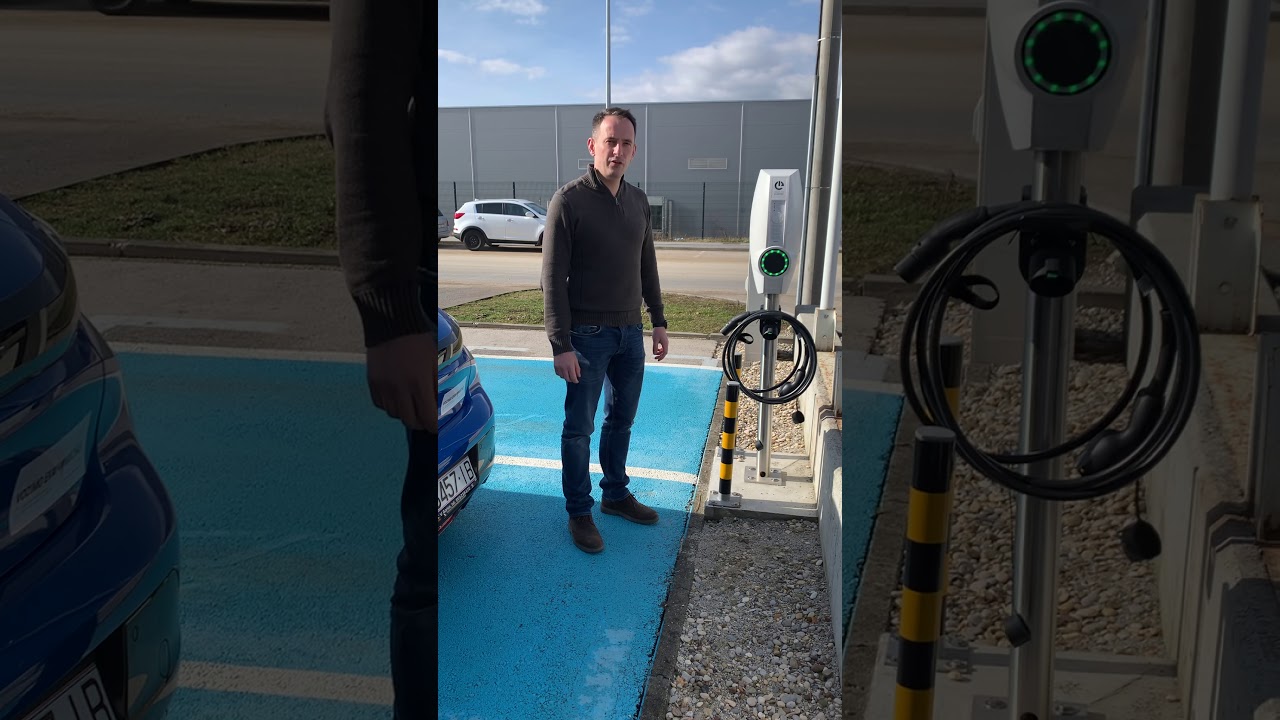 EVBox Double Business Line station, postupak korištenja punionice EV