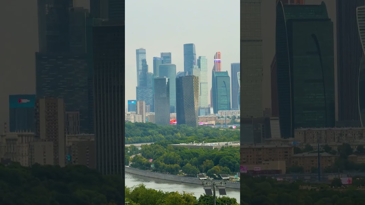 Москва-Сити с Воробьёвых гор | Панорамный вид на столицу #2025 #travel  #москвасити