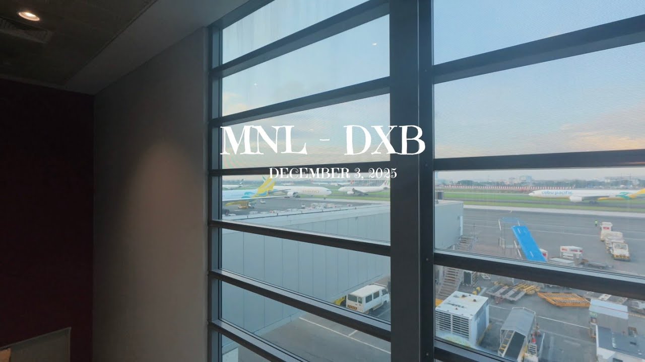 Our First Time Flying Emirates ✈️ Manila to Dubai (Boeing 777)