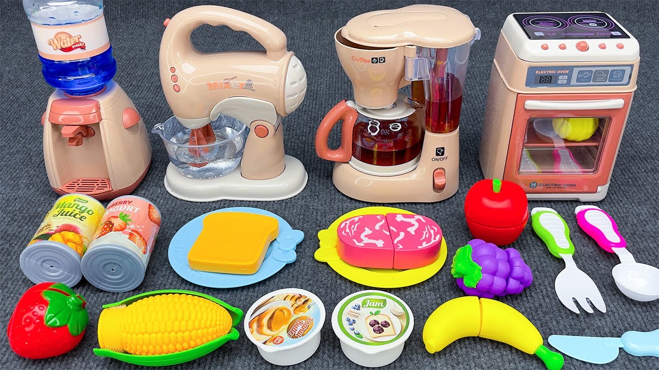 Cooking with Toys! Pink Minie Appliances Playset🍽️ Zufriedenstellende Auspacken Kochspielzeug Review