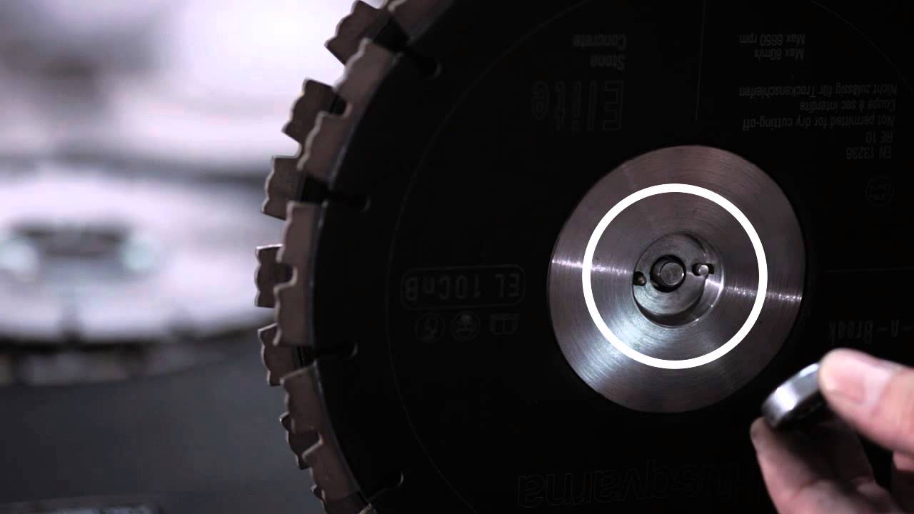 Husqvarna Cut N Break Blade Change