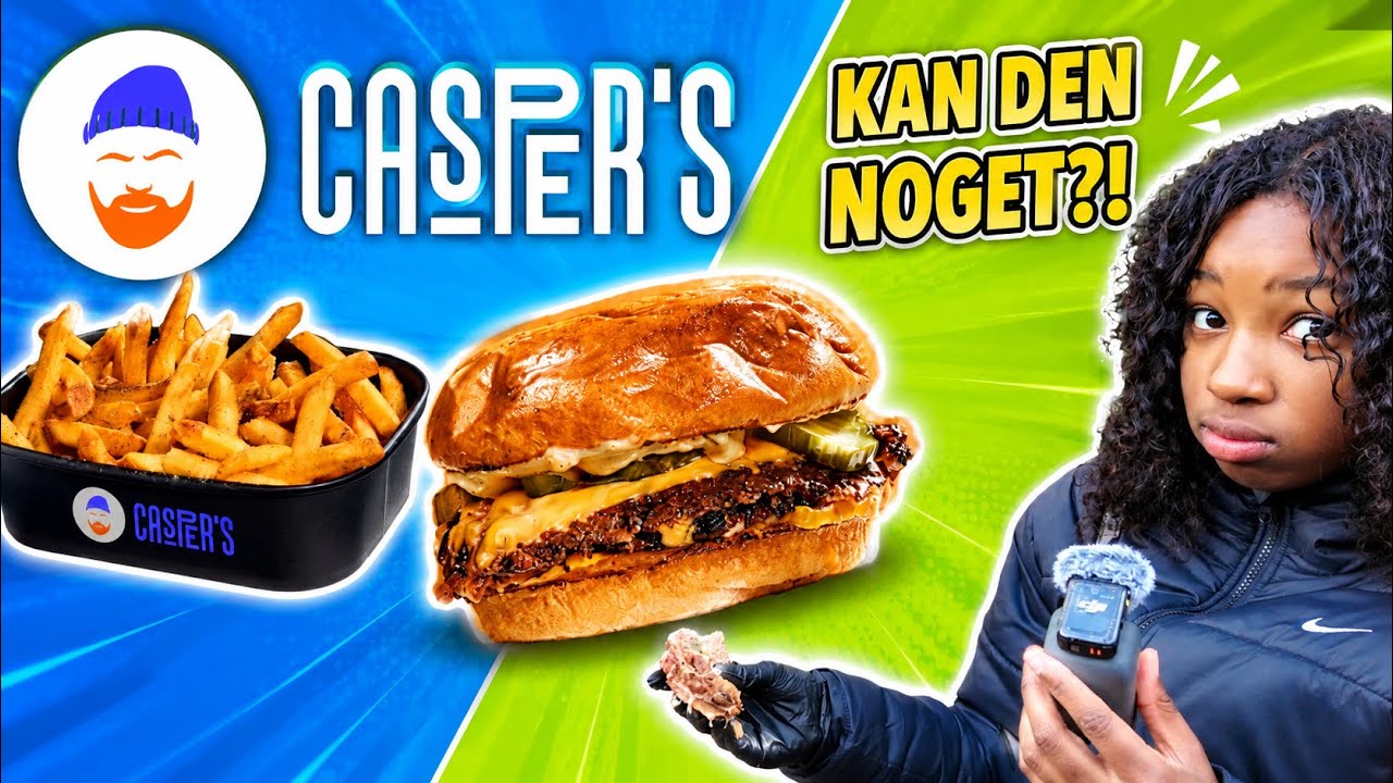 🍔🔥 Vi TESTER Casper Drømme’s BURGER – Lad os se hvad den kan!