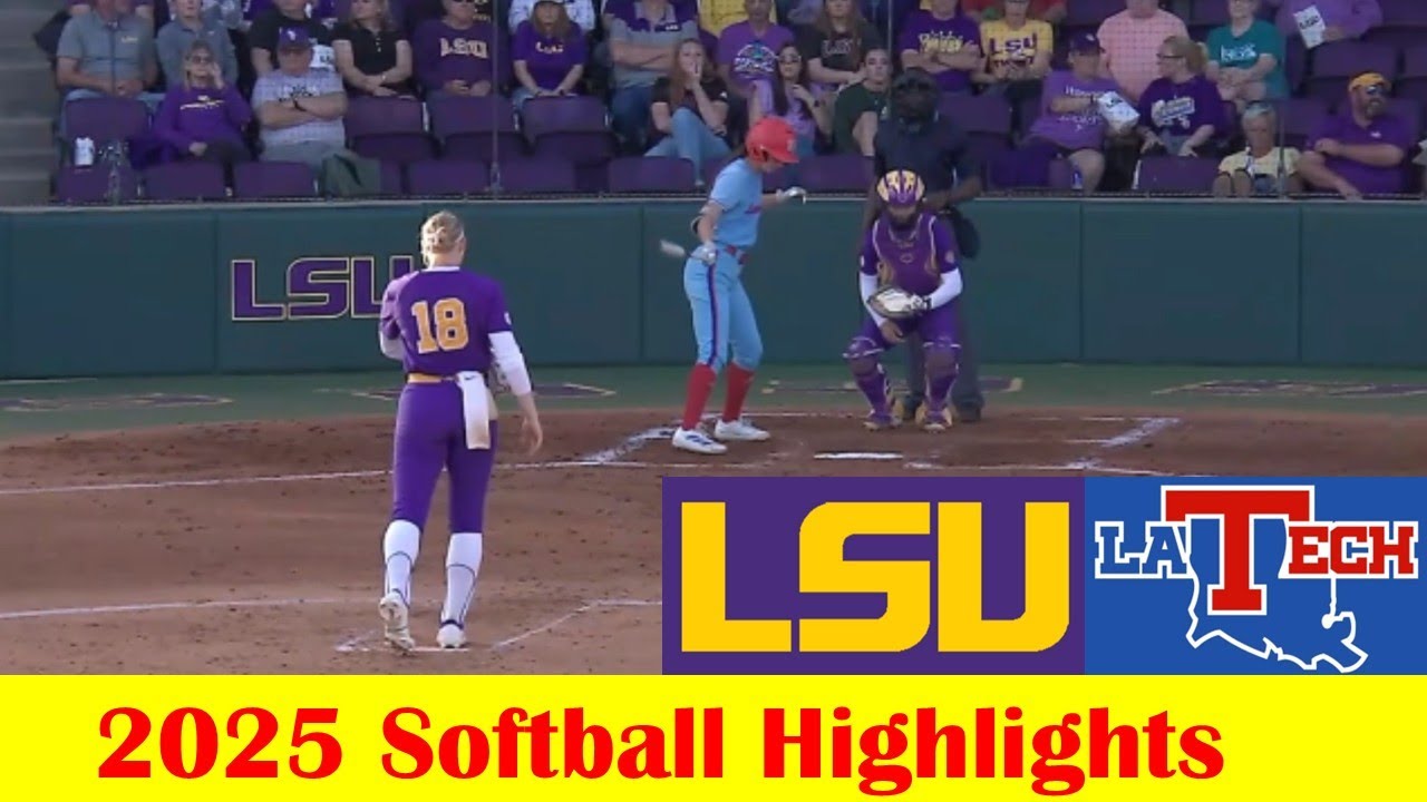 Louisiana Tech vs #6 LSU Softball Game Highlights 4 9 2025