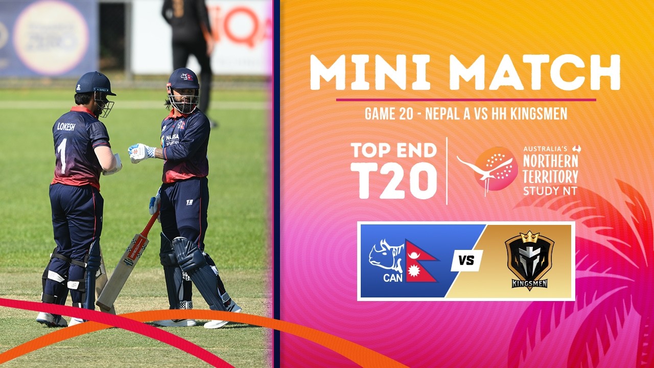 Лучшие моменты 20-й игры | Непал А против HH Kingsmen Academy | Серия T20 Study NT Top End 2026 года