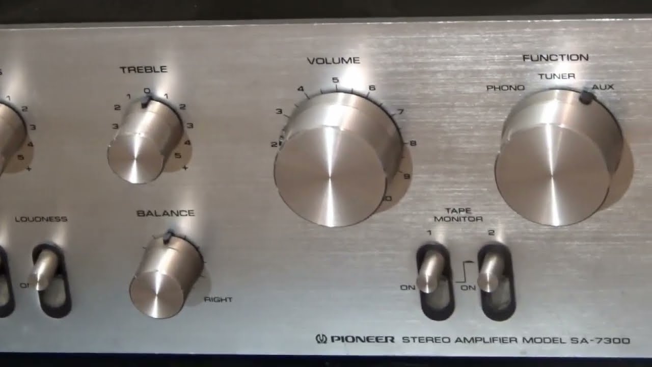 PIONEER SA-7300 + SONY ss-E75
