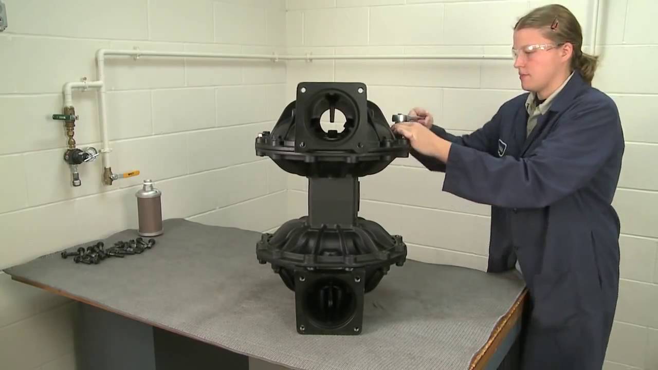 Verderair VA80(HE) Fluid section disassembly