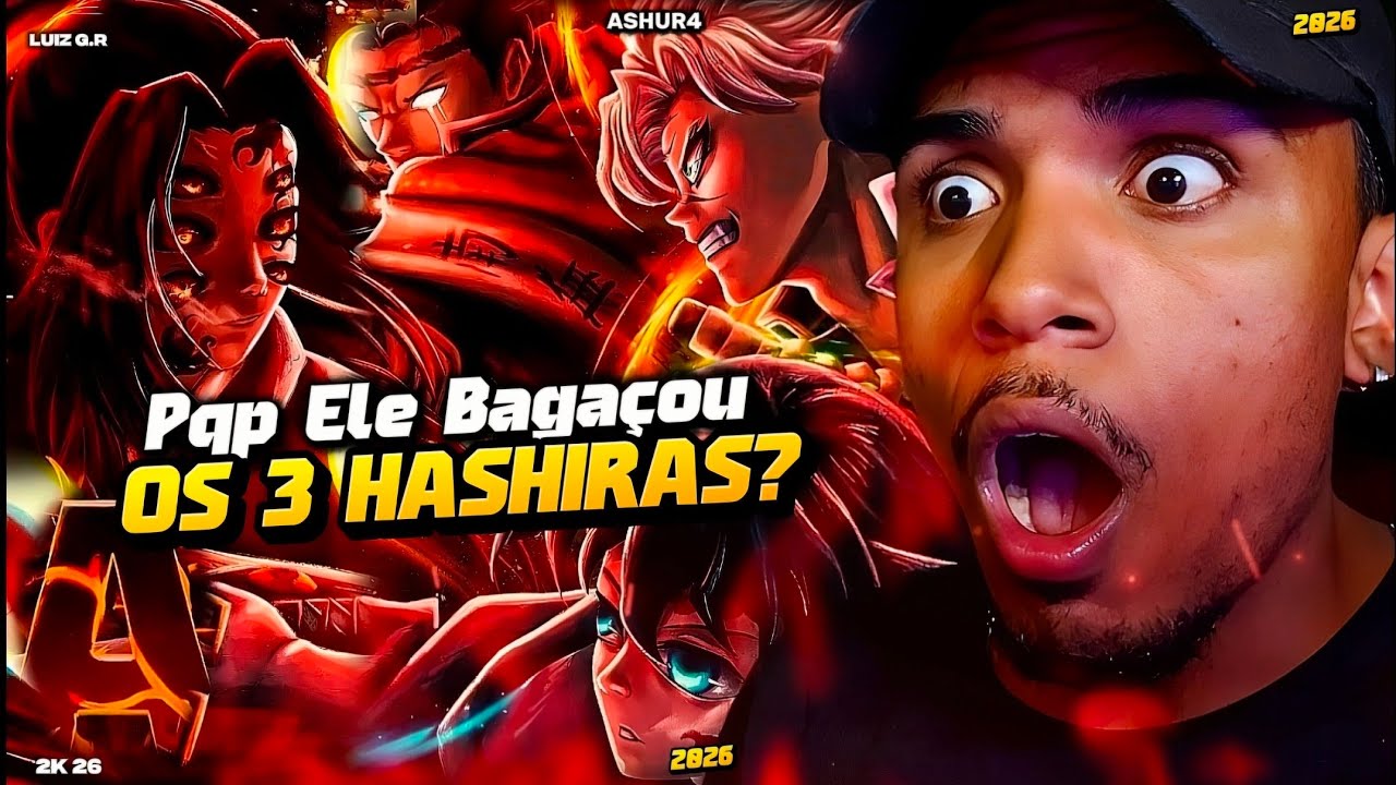 ESSA LUTA É ABSOLUTE!! | Ashur4 -  Kokushibo vs Hashiras (Demon Slayer) | REGAÇA HASHIRA 😈 🌙 • React