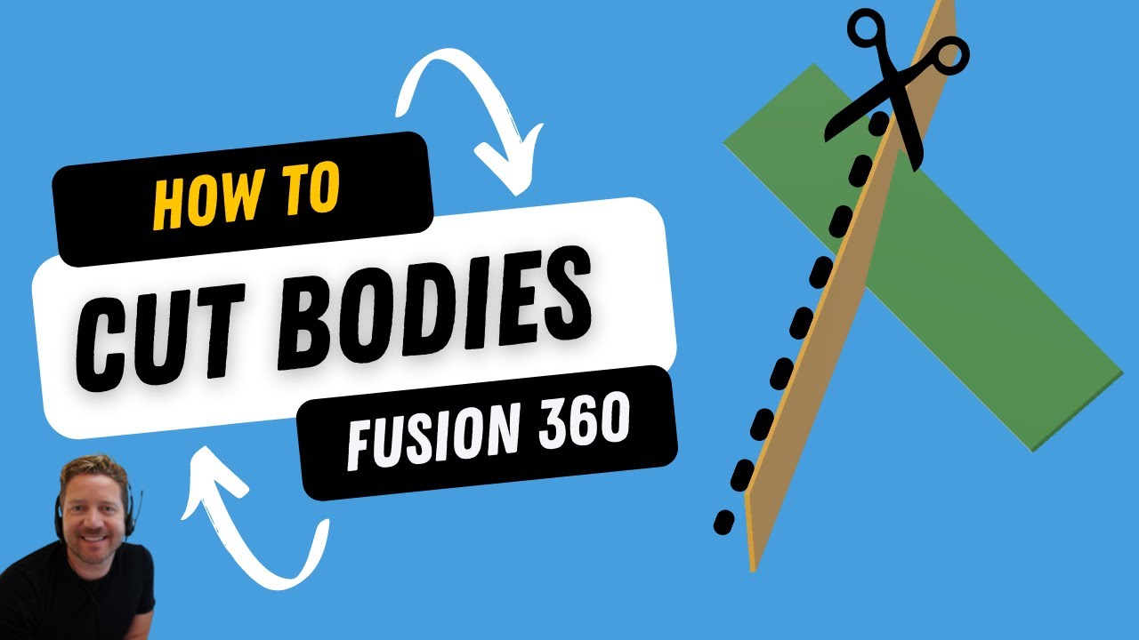 Как вырезать тело в Fusion 360 (2 ВАРИАНТА)