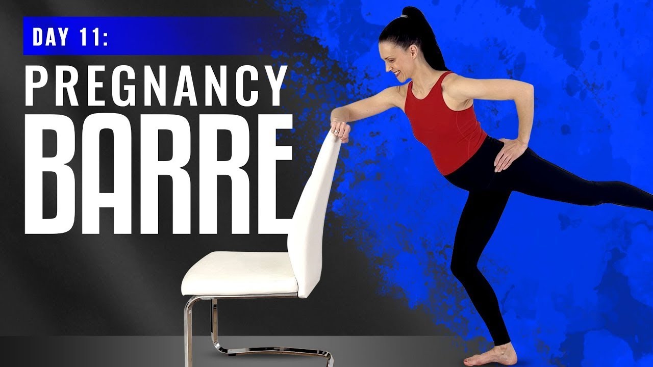 Pregnancy Barre Workout | Day 11 - 30 Minute Prenatal Barre Workout (Pregnancy Workout Challenge)