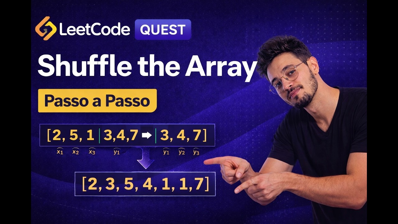 LeetCode Quest Q2 – Shuffle the Array | Passo a Passo