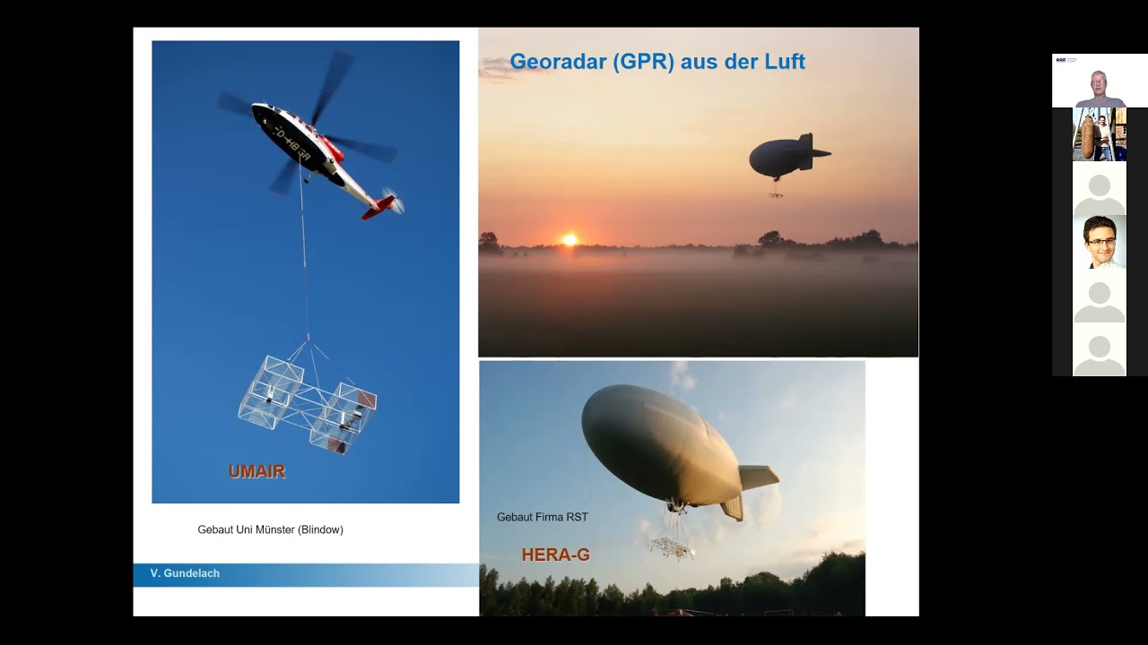 LC Germany: Georadar aus der Luft, am Boden und Untertage